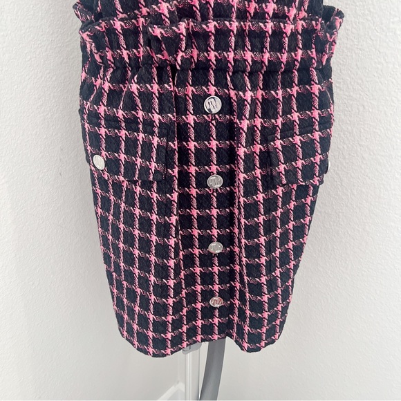 NWT Maje Check strapless dress - Picture 6 of 12